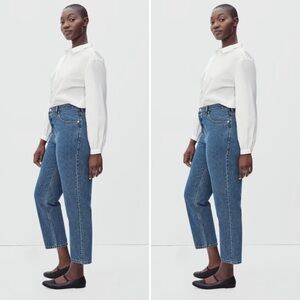 Everlane 90s cheeky high rise curvy straight leg denim Jeans straight 26 New